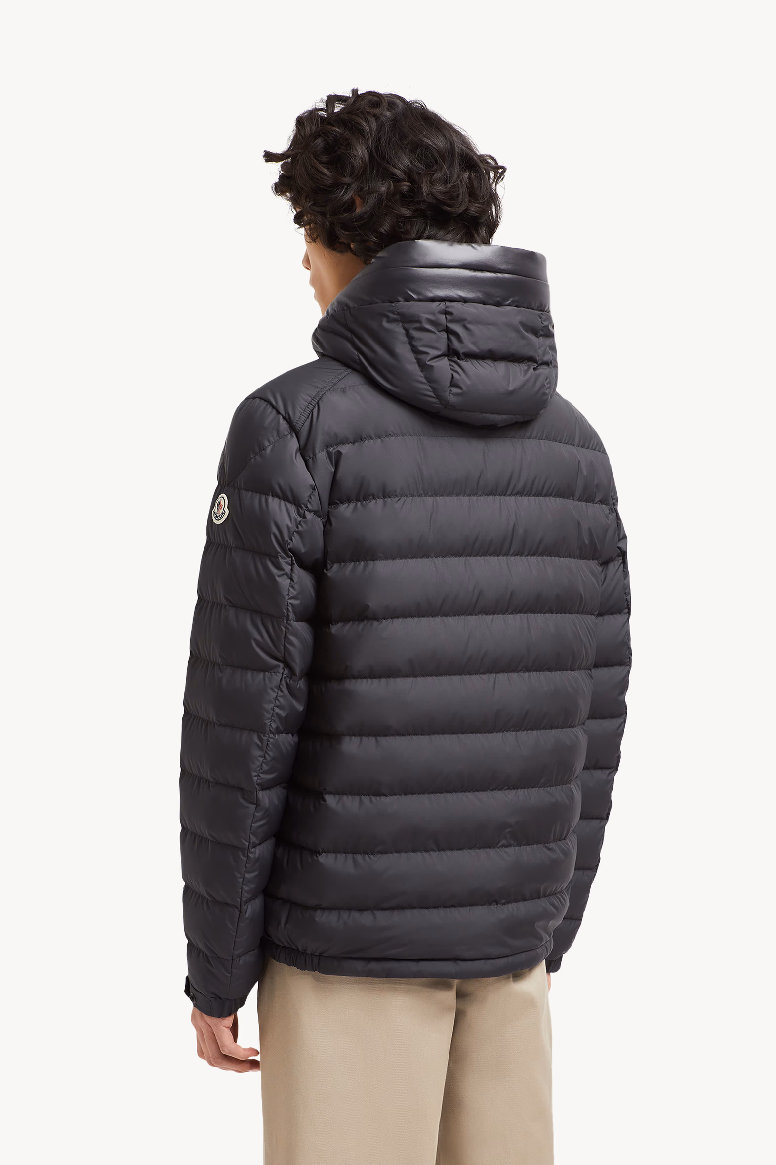 Doudoune courte Chevrerie à capuche Hommes Noir Moncler 5